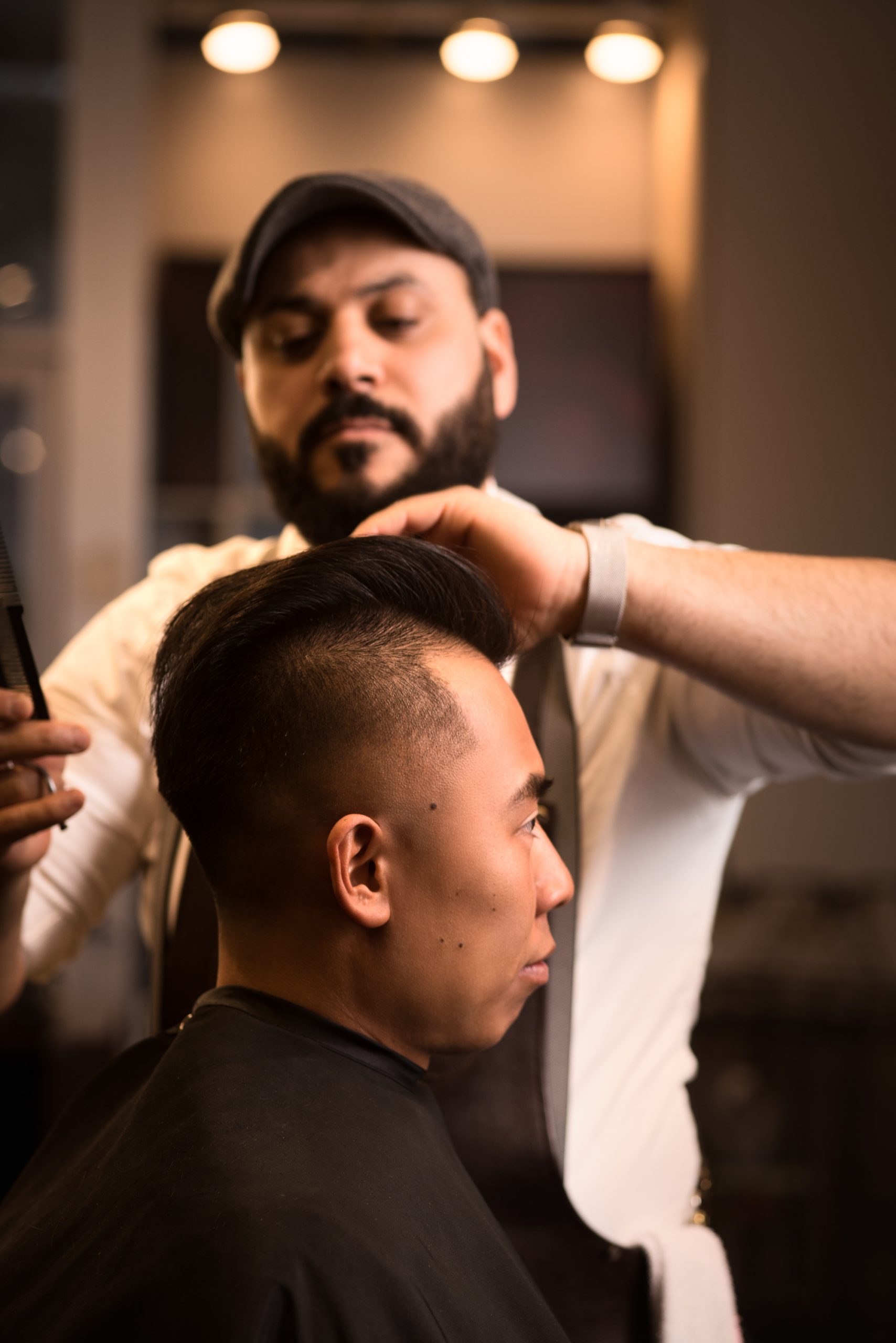 Men’s Haircut Downtown Vancouver Everest Barbers